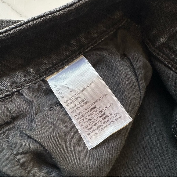 American Eagle Outfitters Black US 0 Super Super Stretch X Hi-Rise Shotie - Picture 11 of 16